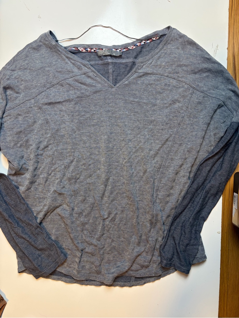 Prana Gladis long sleeve top sz M